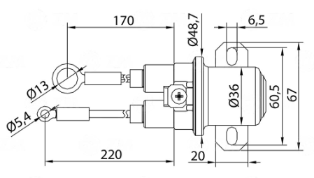 ZM 1-407 Automatico De Arrancador 12V - Imagen 2