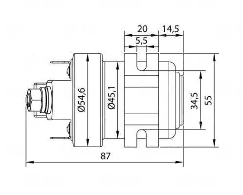 ZM 403 Selenoide Pre-Calentador 12V - Imagen 2