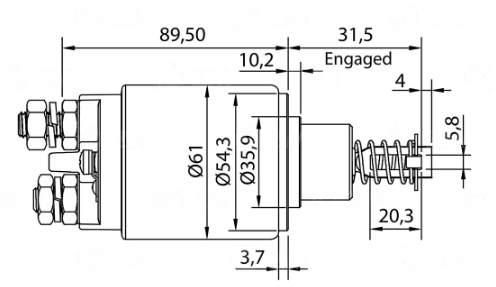 ZM 536 Automatico De Arrancador 24V - Imagen 2