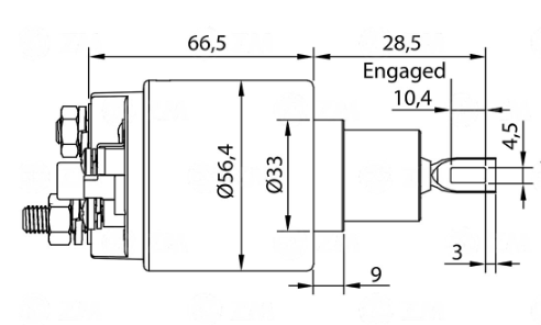ZM 571 Automatico De Arrancador 12V - Imagen 2