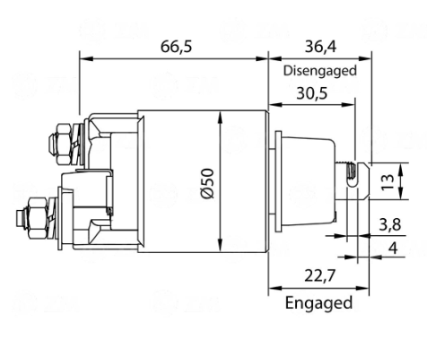 ZM 703 Automatico De Arrancador 12V - Imagen 2
