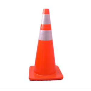CONO DE SEGURIDAD CON CINTA REFLECTIVA