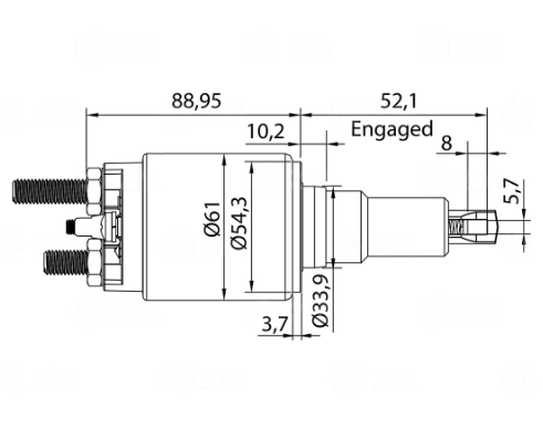 ZM 3-639 Automatico De Arrancador 24V - Imagen 2