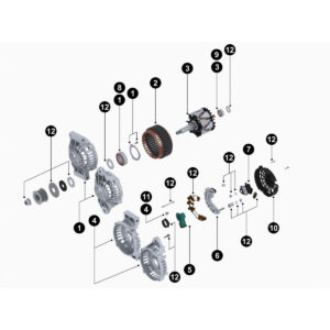 ALTERNADOR DELCO REMY 28SI 180A - 8600316