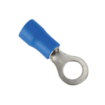 TERMINAL OJO AISLADO AZUL 1/4" TIPO UÑA