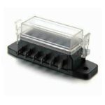 PORTAFUSIBLE PARA ARMAR 6 FUSIBLES