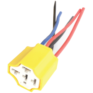 SOCKET DE 5 CONTACTOS PORTARELAY C/CABLES Y MINI